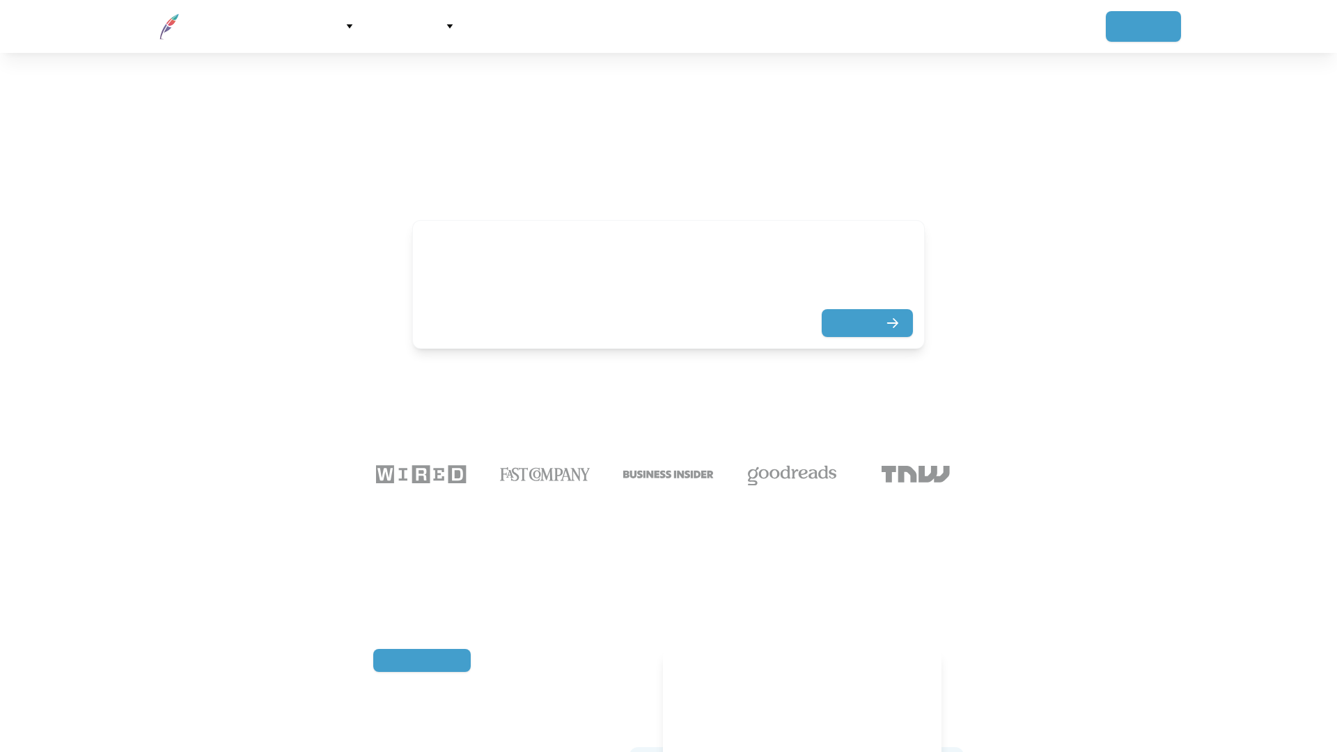 Squibler homepage