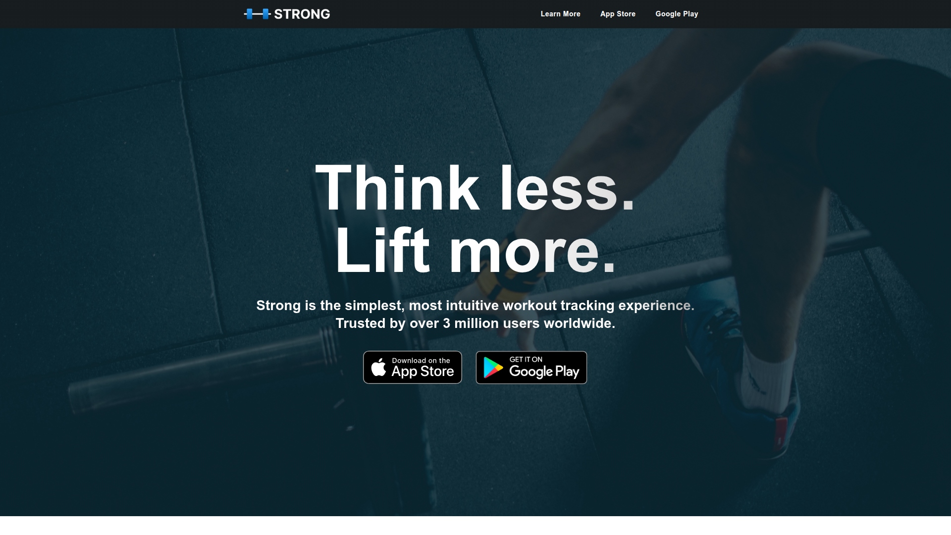 Strong homepage