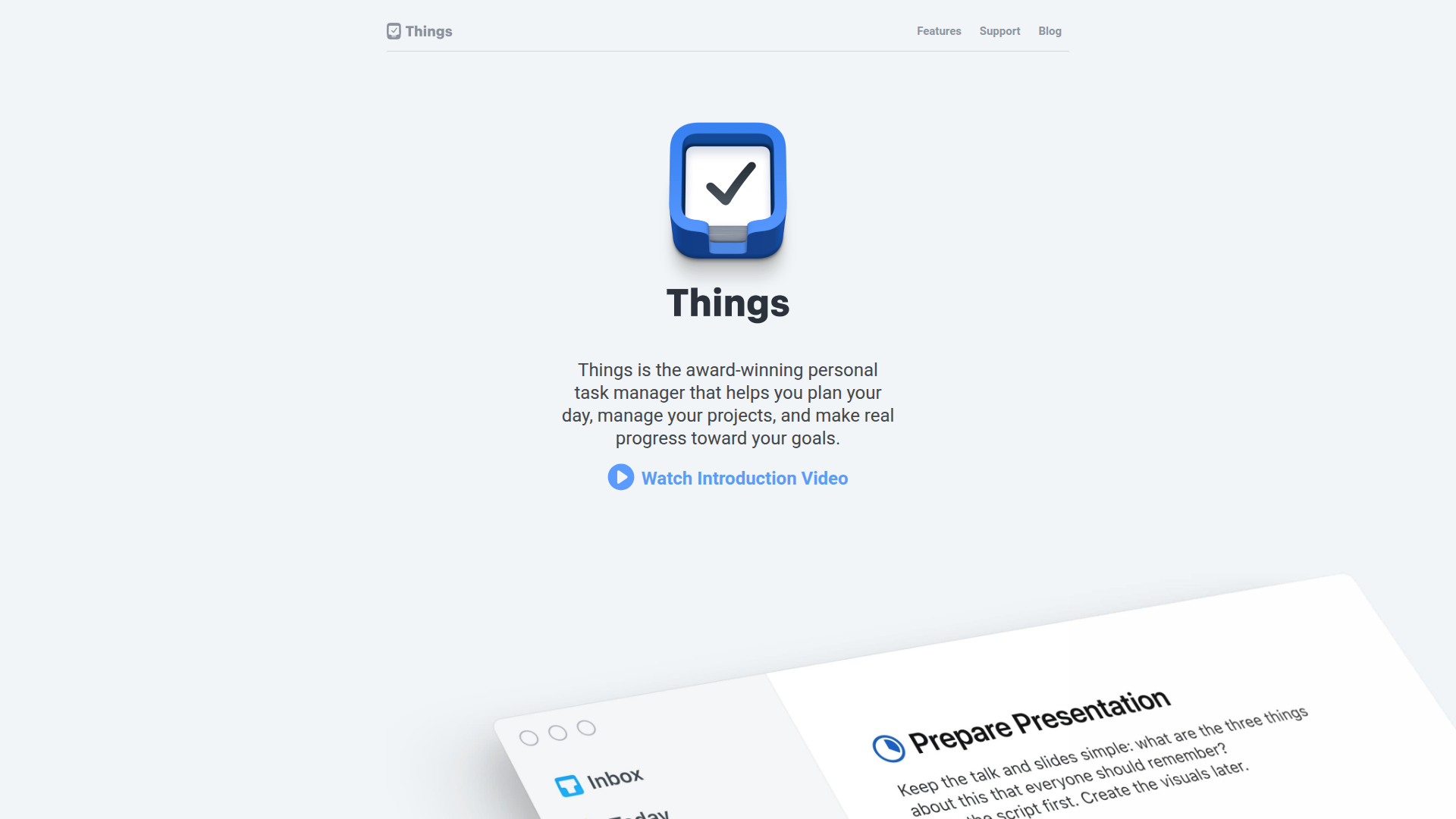 Things homepage
