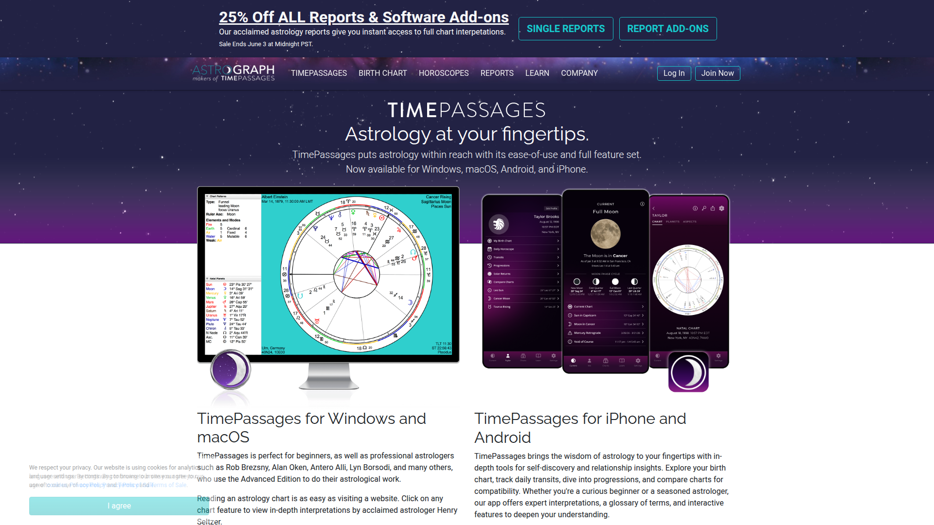 TimePassages homepage