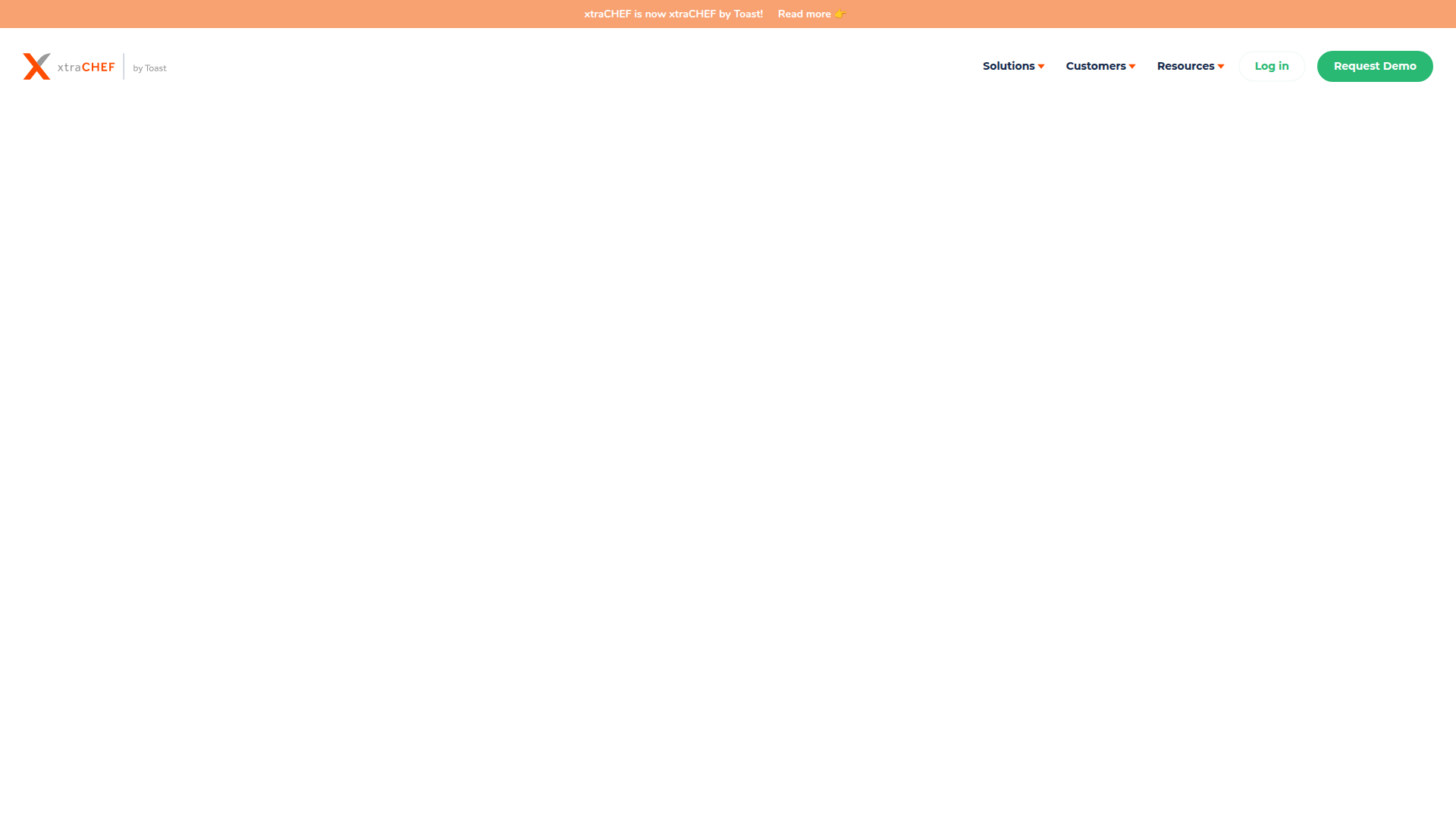 xtraCHEF homepage